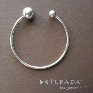 Silpada Sterling Silver Open Bangle Bracelet